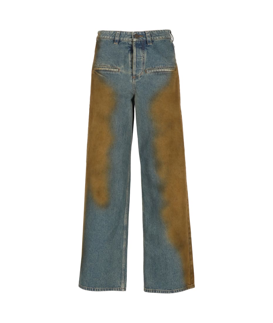 デニム・ジーパン UMA WANG SS25 BALL PANTS (UW3038 UW102) Uma Wang Ball Jeans | italist