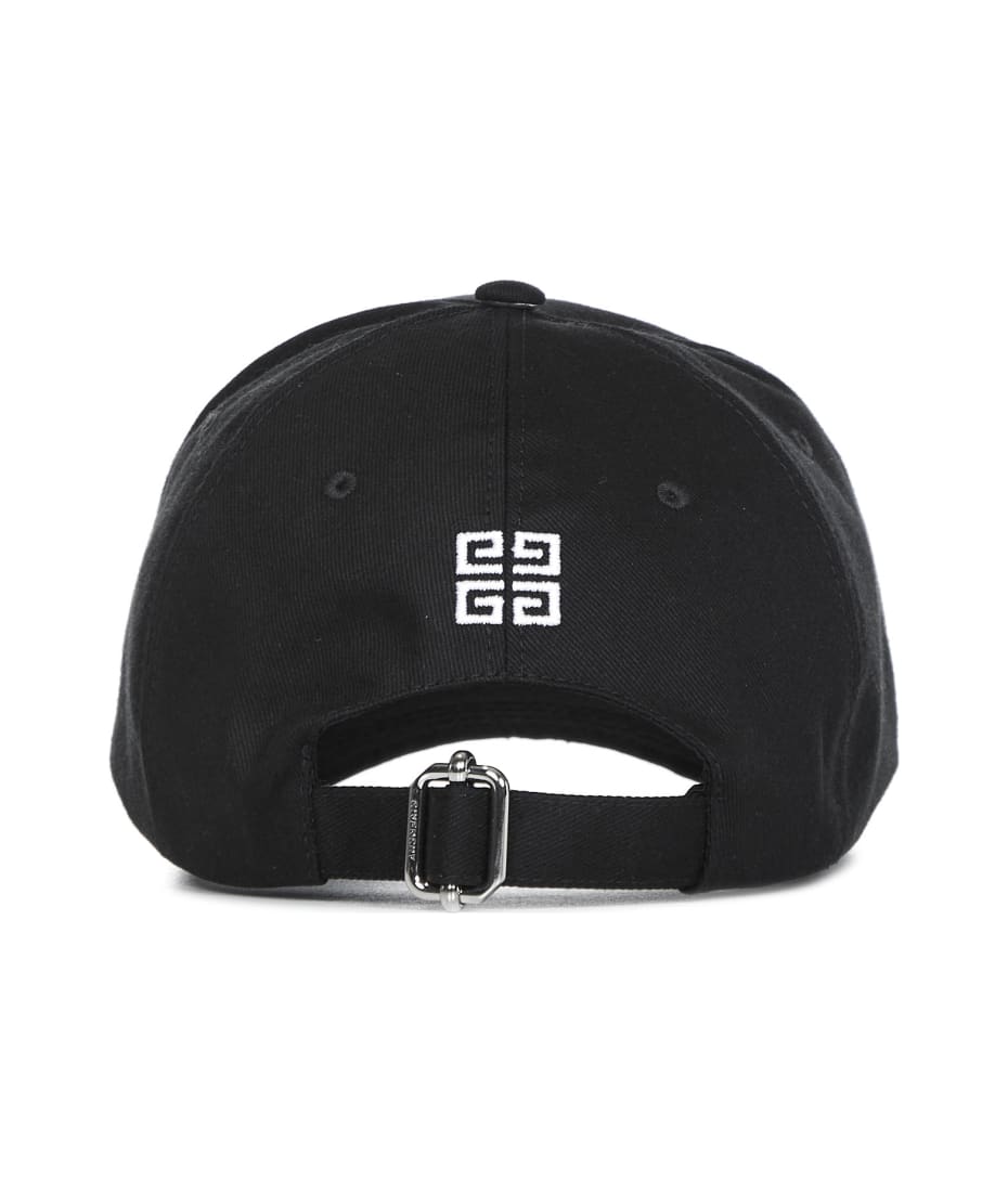 Givenchy Cap With Embroidery - Black