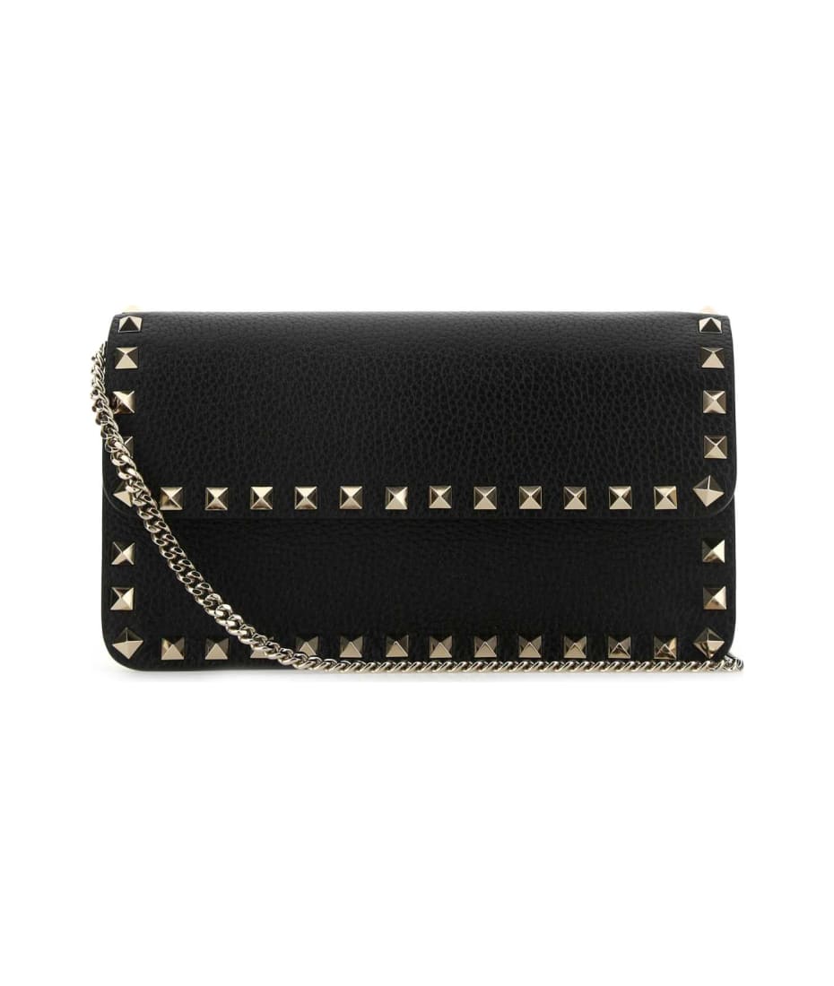 Valentino Garavani Rockstud Shoulder Bag | borsa a tracolla valentino  rockstud in pelle gialla e beige decorazioni con borchie | GmarShops