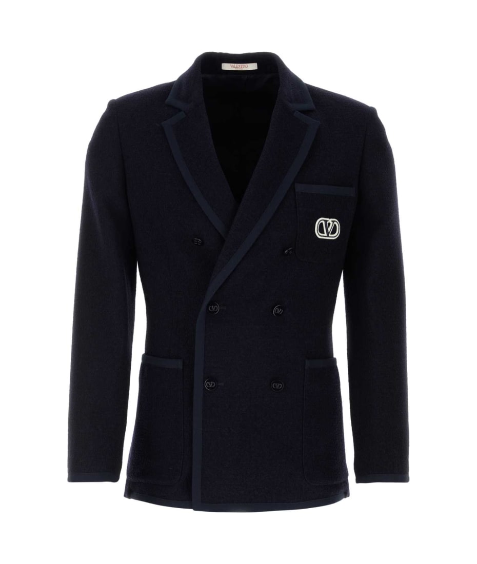 ジャケットその他 VALENTINO GARAVANI Midnight Blue Stretch Cotton Blend Blazer Valentino Garavani Midnight Blue Wool Blend Blazer | italist
