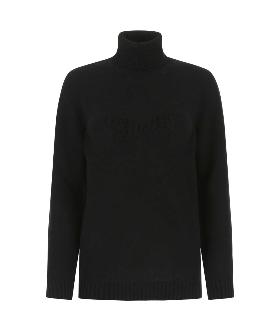 【送料&関税込】Prada Black Cashmere Sweater Prada Black Cashmere Sweater | italist