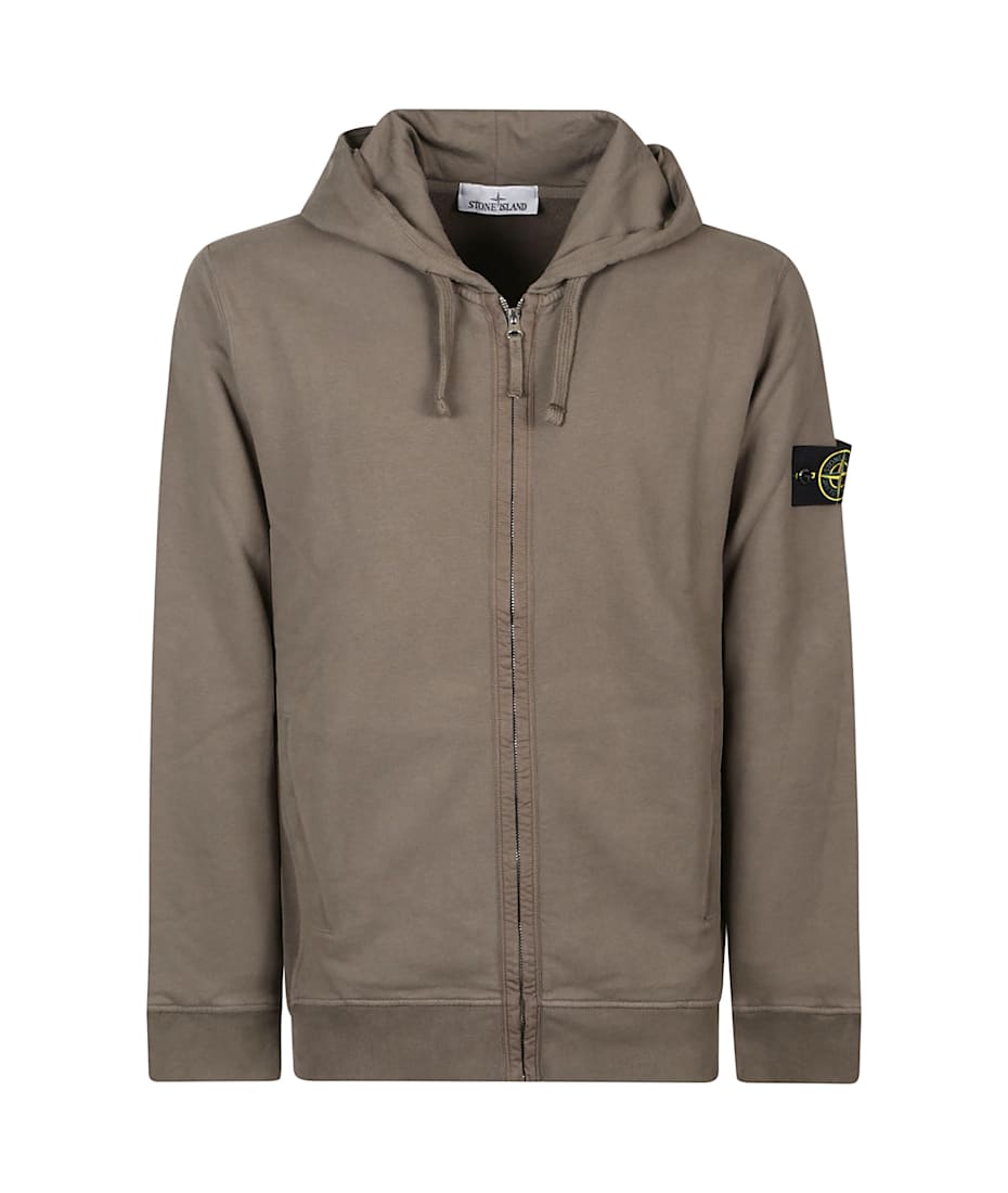 Stone Island Full Zip Sweatshirt | italist Stone Island Full Zip Sweatshirt | italist