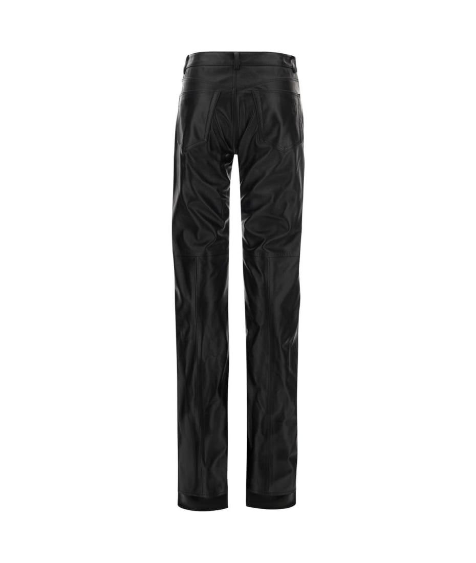 パンツ THE ATTICO Woman Pants Black 250WCP00102WWW046AA 100 The Attico Black Leather Pants | italist