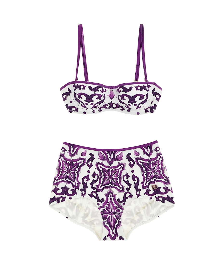 ビキニ Dolce & Gabbana MAJOLICA PRINT BIKINI SWIMSUIT 29691625_58924014_600.jpg