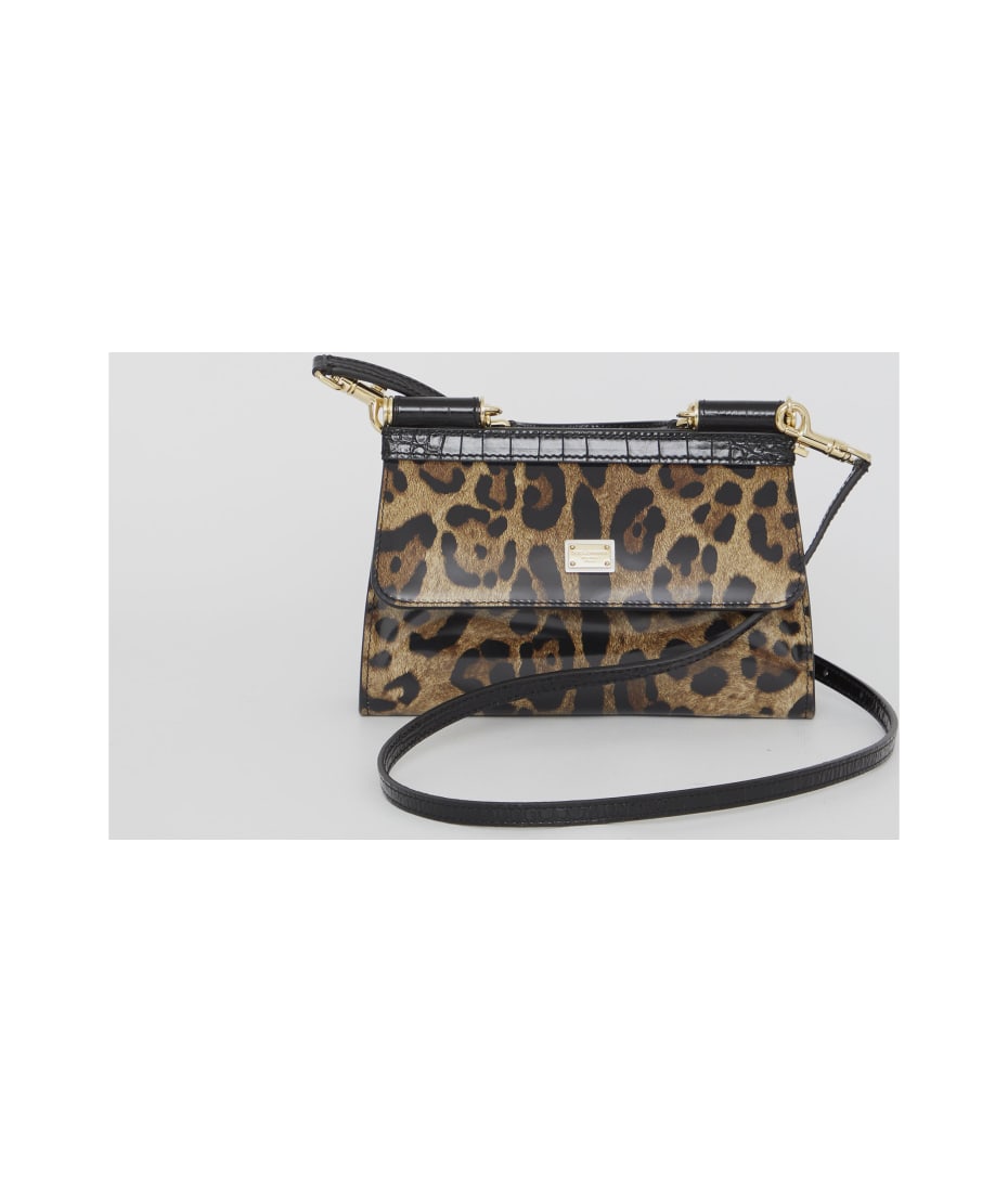 Cross body bags Dolce & Gabbana - Polished leather medium `sicily