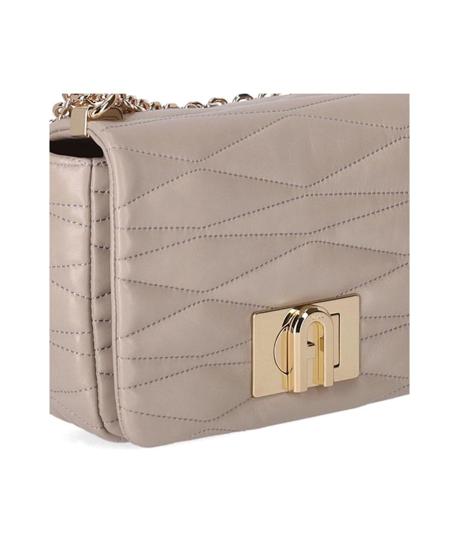 Furla Quilted Chain Strap Shoulder Bag | italist