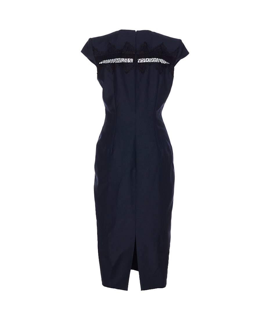 ワンピース ALEXANDER MCQUEEN Abito ◇AlexanderMcQueen メッシュフリルのワンピース (alexander