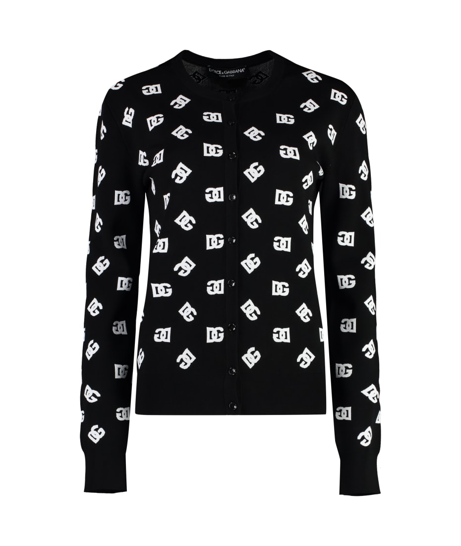 Tシャツ・カットソー Dolce & Gabbana Black viscose blend cardigan Cropped viscose cardigan in Black for Women | Dolce&Gabbana®