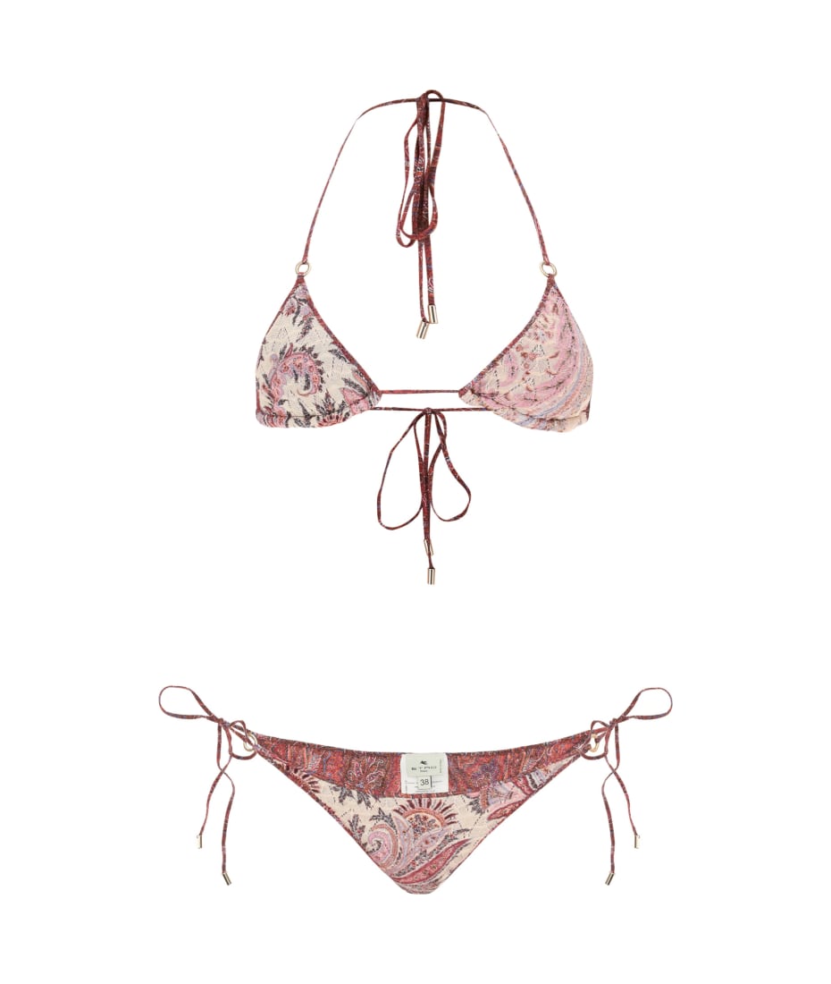 【関税&送料込】Etro Floral Print Bikini Swimsuit Etro Bikinis for Women | Online Sale up to 63% off | Lyst