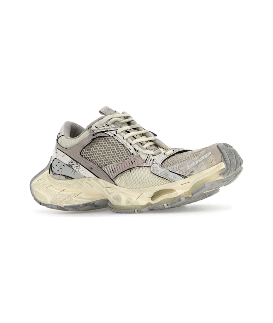 スニーカー Balenciaga Synthetic Leather And Mesh Stapler Sneakers Balenciaga Multicolor Synthetic Leather And Mesh Stapler
