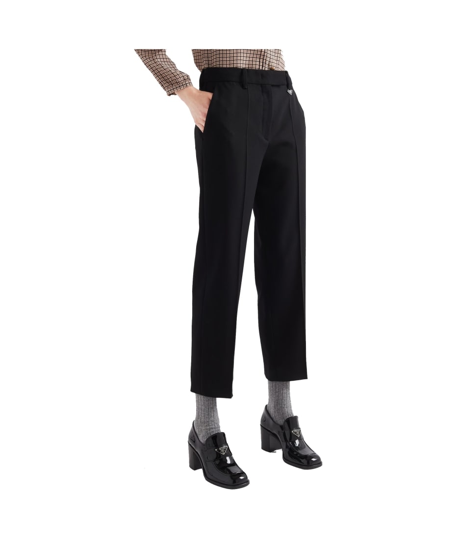 パンツ PRADA GRISAILLE CROPPED TROUSERS Prada Cropped Pants | italist