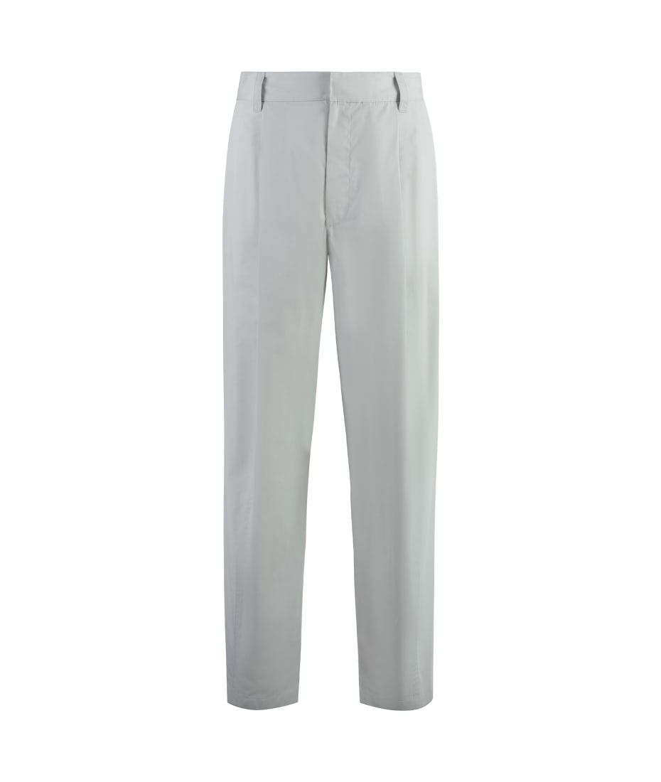パンツ BOTTEGA VENETA WIDE SILK AND COTTON TROUSERS Bottega Veneta Cotton-silk Trousers | italist