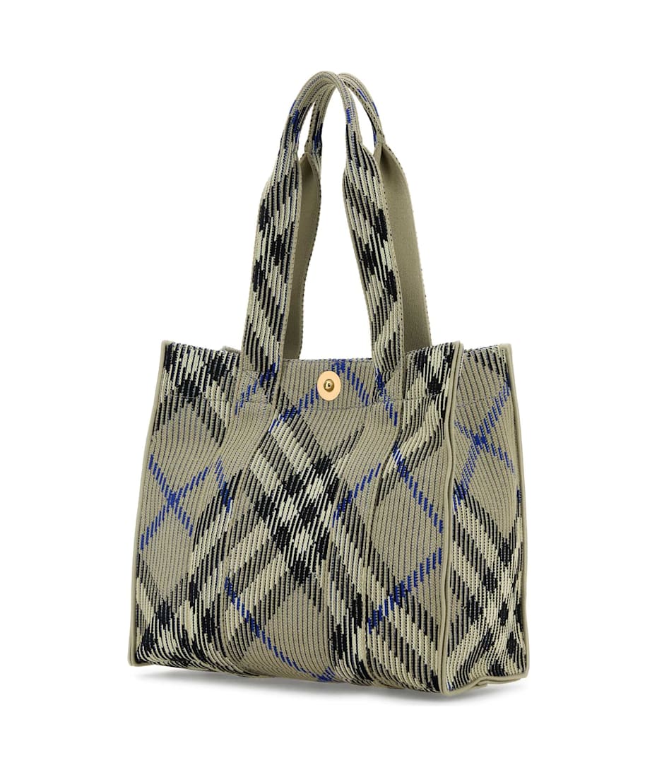 トートバッグ BURBERRY EMBROIDERED CANVAS MEDIUM LONDON SHOPPING BAG Burberry Embroidered Canvas Shopping Bag | italist