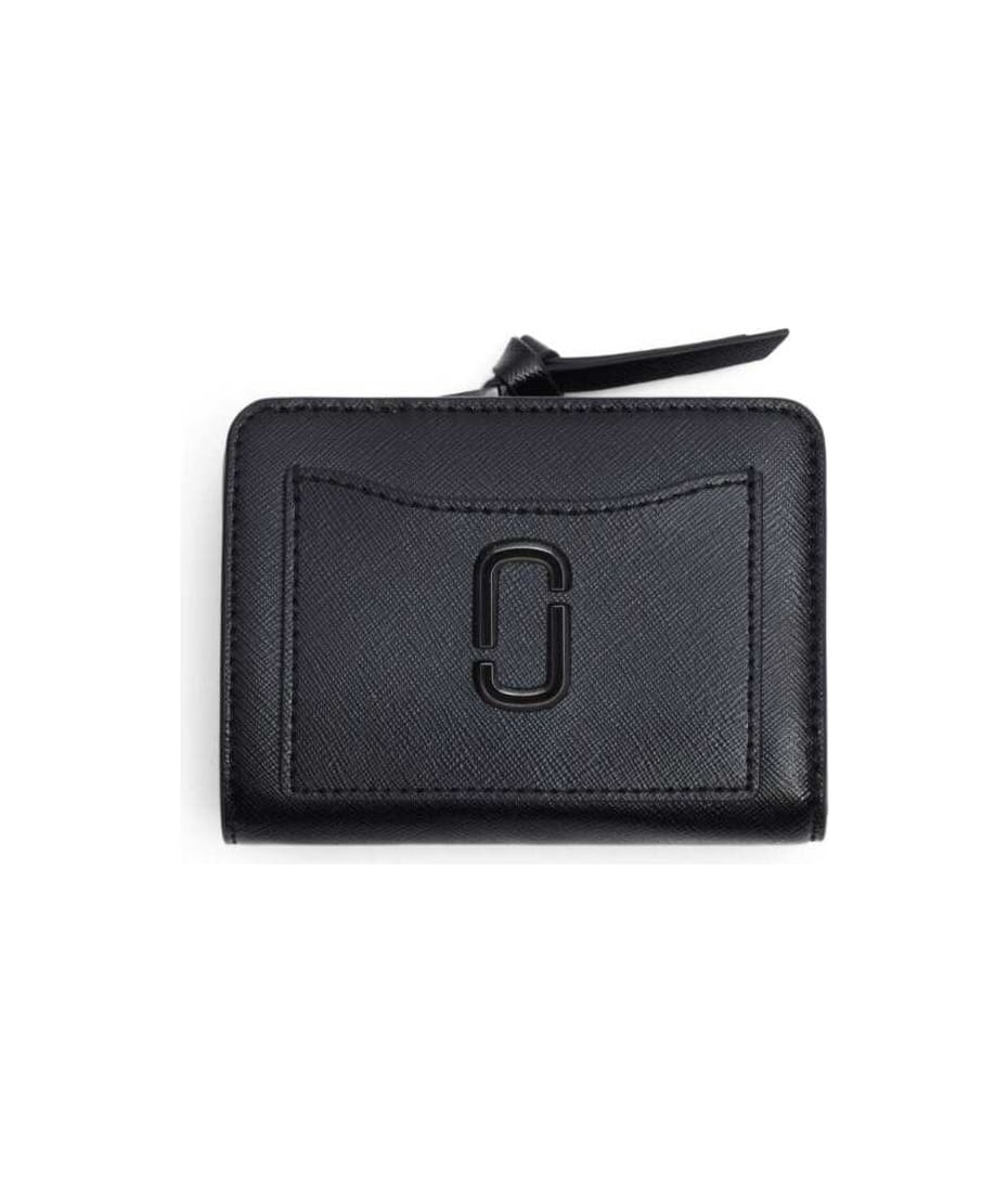 Marc Jacobs Black 'The Mini Compact' Wallet