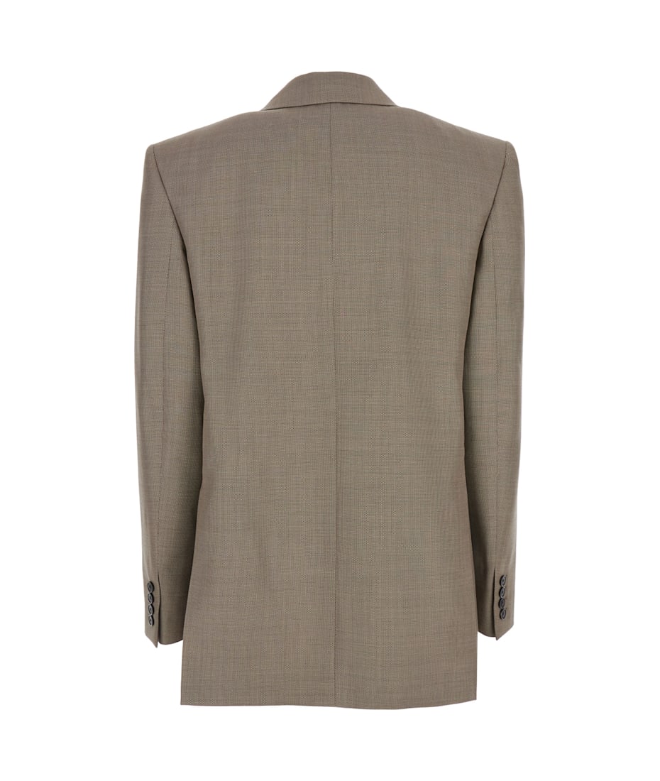 ジャケット SAINT LAURENT Two Tone Wool Blazer Saint Laurent Two Tone Wool Blazer Elegant Tailored Jacket