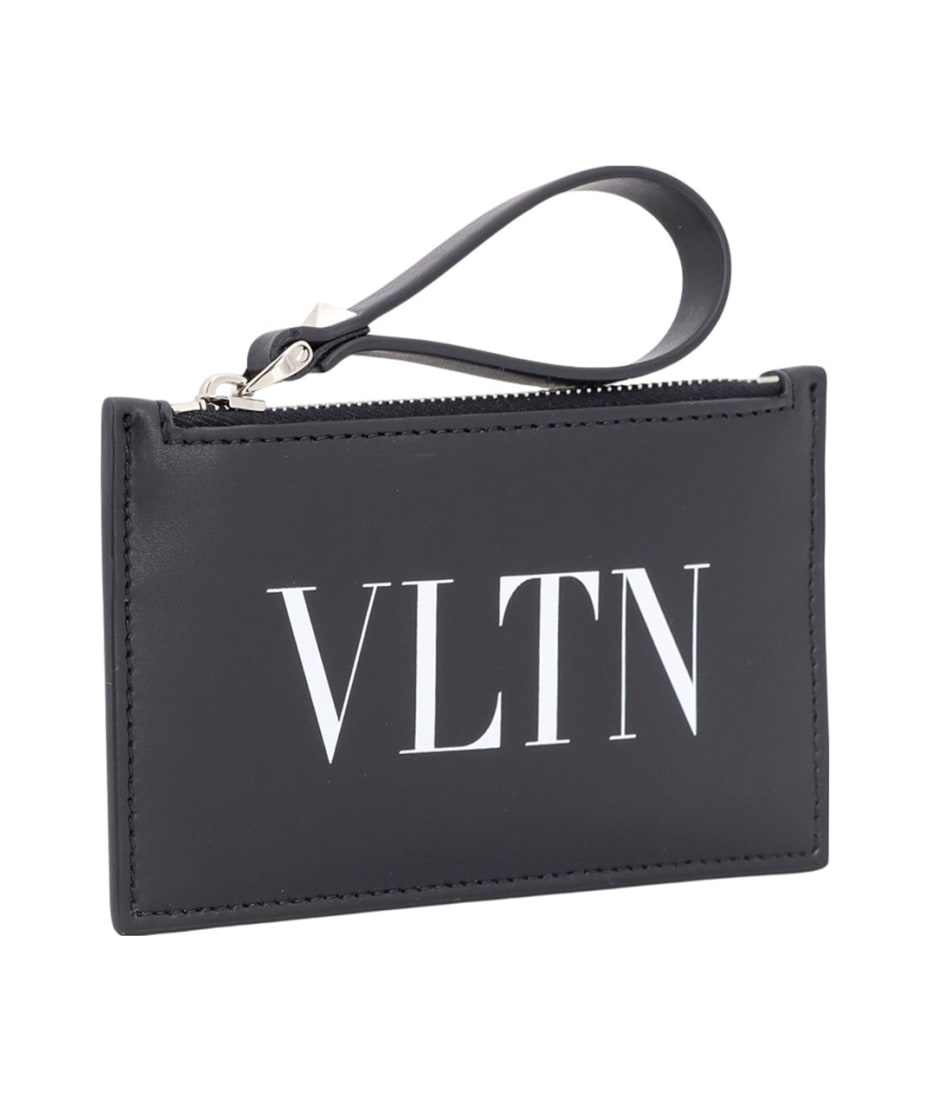 カードケース・名刺入れ 25AW Valentino Garavani Black Leather Card Holder Black Valentino Garavani Black Leather Card Holder | italist