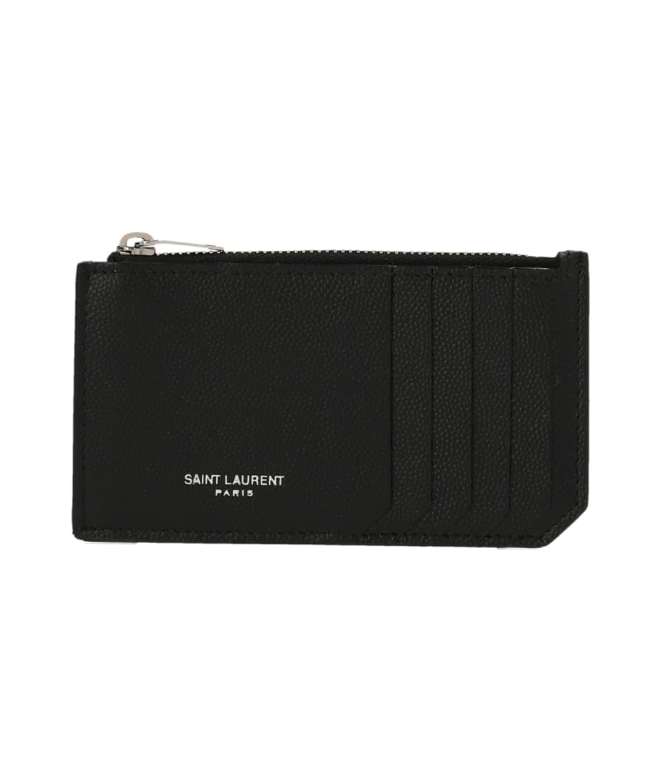 アクセサリーその他 Saint Laurent ACCESORY (8027280U90E 1000) Saint Laurent 'fragments' Card Holder | italist