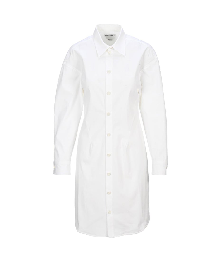 ワンピース BOTTEGA VENETA SS21 CHEMISIER DRESS (647409_VKIX09000) Bottega Veneta: Ready-to-Wear SS21 - 10 Magazine