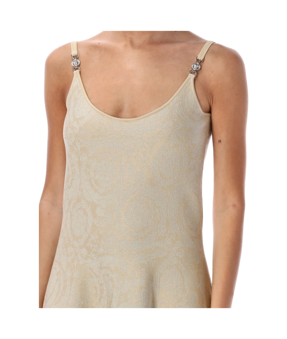 ワンピース VERSACE FW24 MINI DRESS BAROCCO KNIT (10156651A10004 1KD70) Versace Mini Dress Barocco Knit | italist