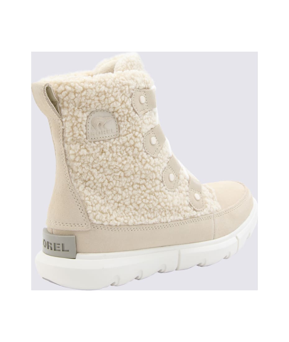 【関税・送料込み】SOREL BOOTS BLEACHED LEATHER JOAN Sorel Bleached Ceramic And Sea Salt Leather Joan Boots
