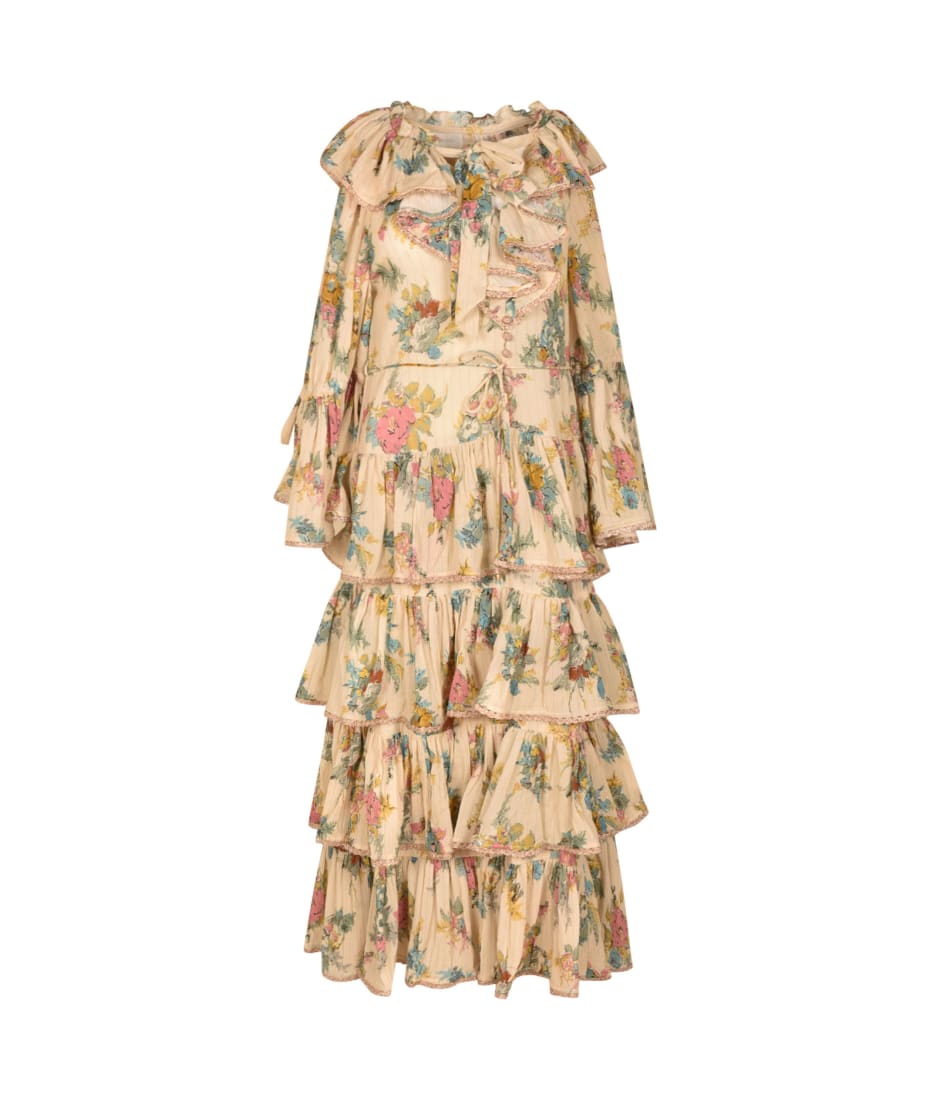 Zimmermann Clover Frill Tiered Midi Dress | italist, ALWAYS