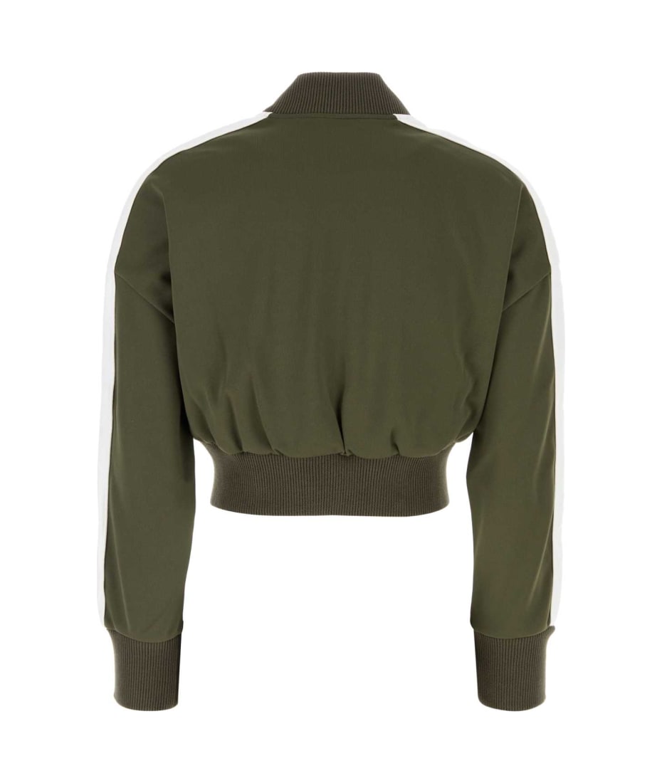 Loewe Olive Green Polyester Bomber Jacket | italist, ALWAYS LIKE A