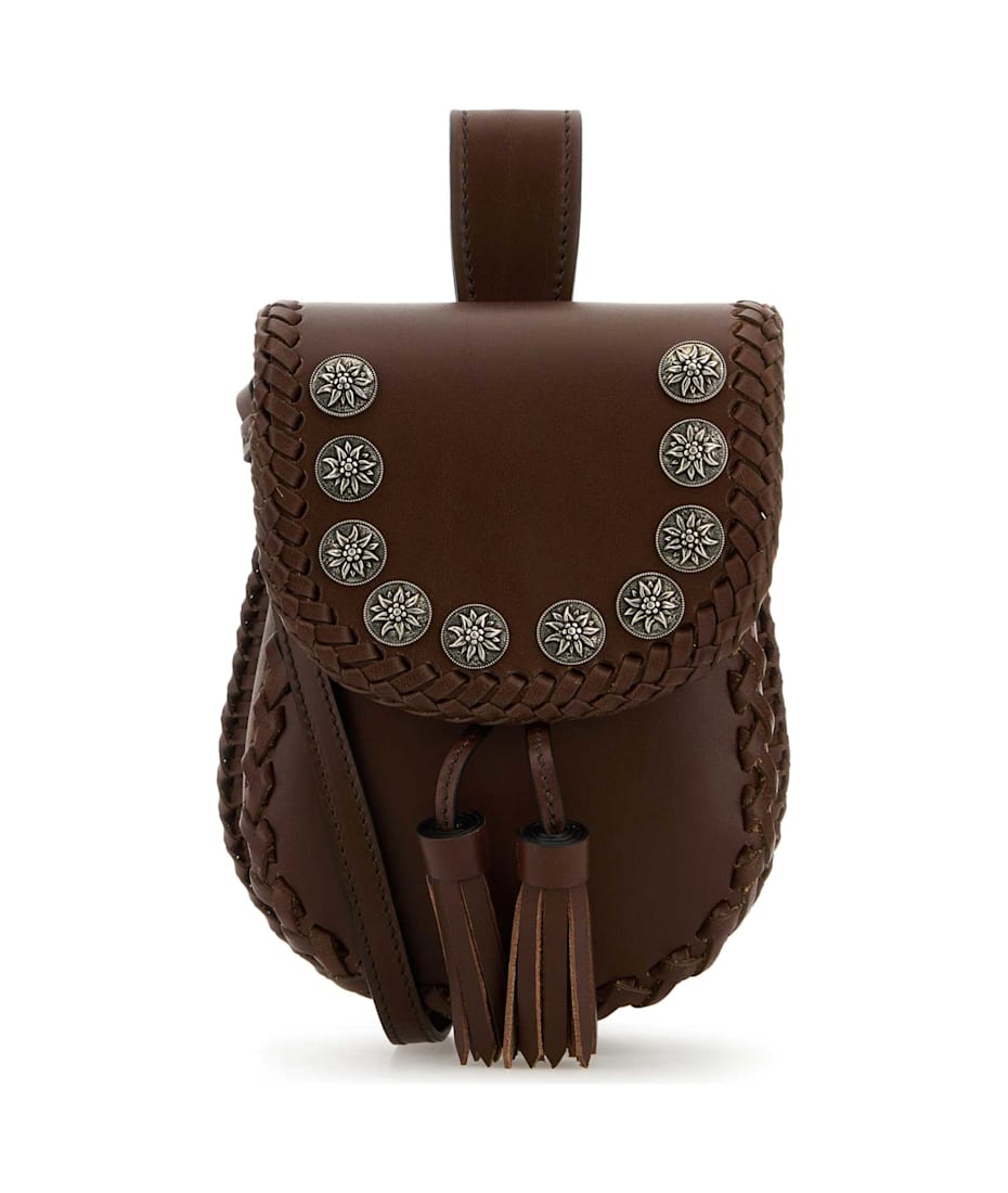 ショルダーバッグ・ポシェット PRADA Brown leather crossbody bag (1BL055VOBN2HIL F0BW5) Prada Brown Leather Crossbody Bag | italist