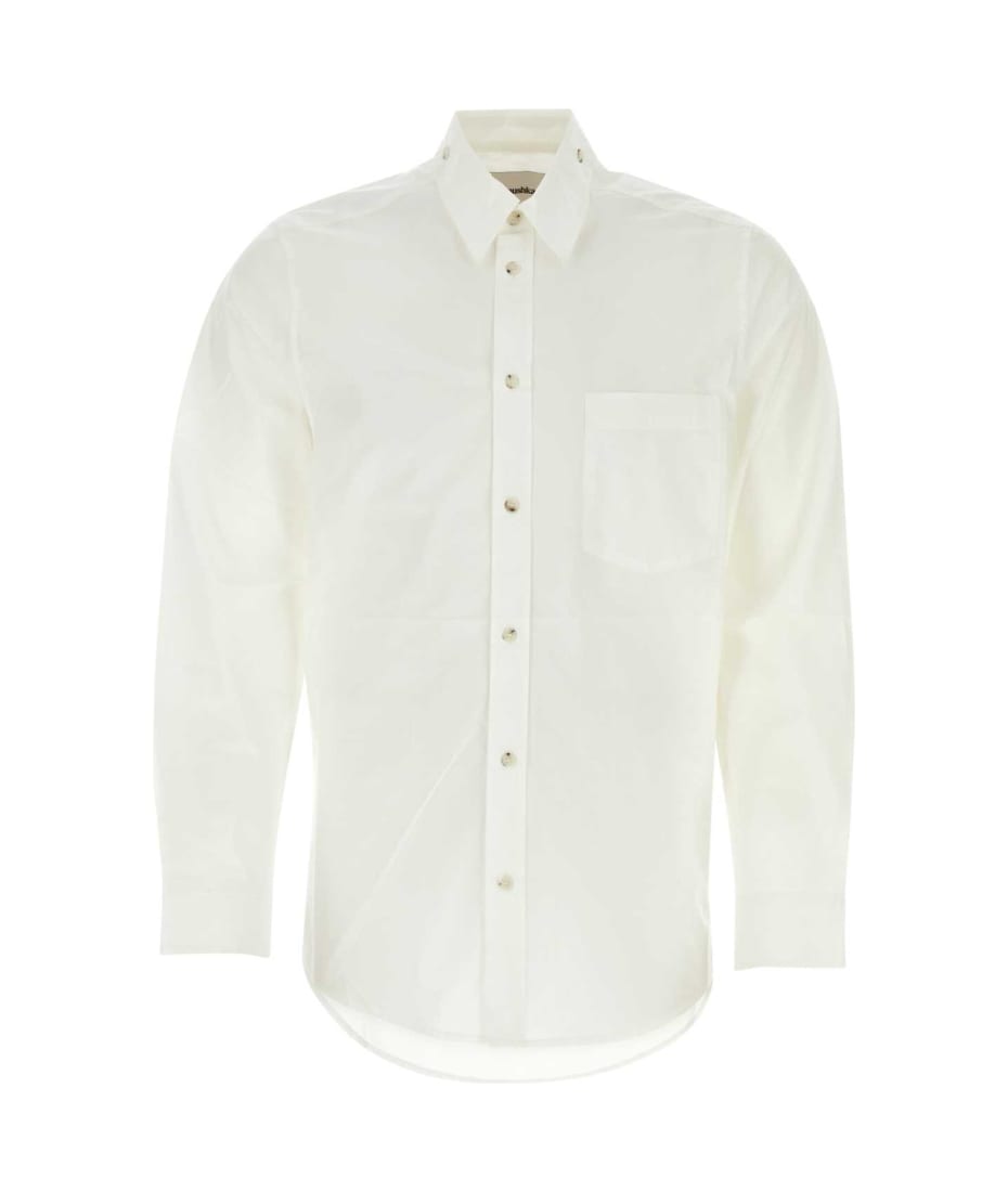Tシャツ・カットソー nanushka White poplin Kabel shirt (NM23RSSH01100 WHITE) Nanushka White Poplin Kabel Shirt | italist