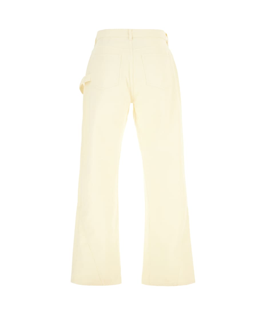デニム・ジーパン J W ANDERSON PASTEL YELLOW DENIM JEANS J.W. Anderson Pastel Yellow Denim Jeans | italist