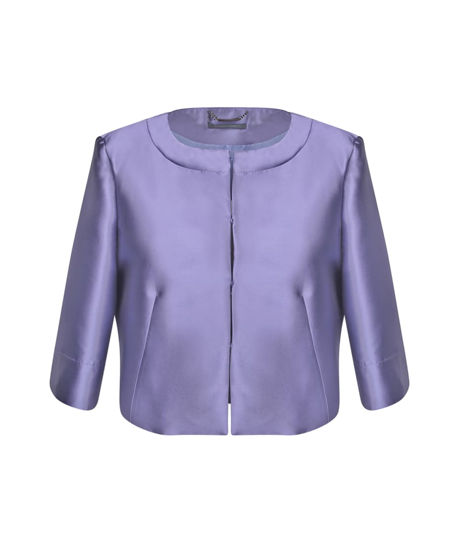Alberta Ferretti Bolero Purple Jacket | italist
