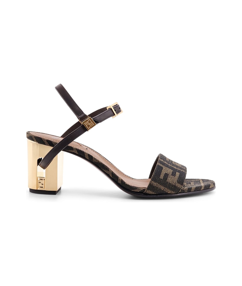OUTLET【FENDI】BEIGE☆Delfina ストラップ パンプス 105 mm Delfina Leather Beige | Fendi