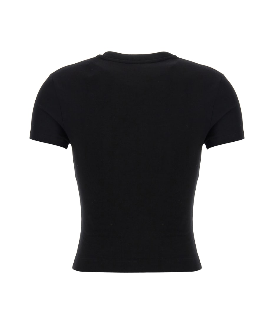 Dolce & Gabbana Rhinestone Logo T-shirt | italist