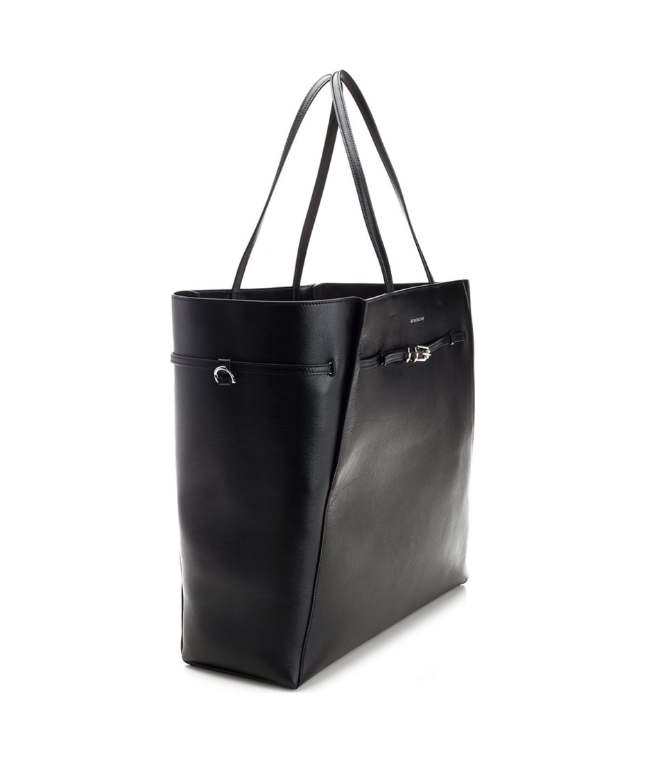 GIVENCHY ◆ Large Voyou Tote Bag Givenchy Voyou Large North-South Tote Bag in Tumbled Leather