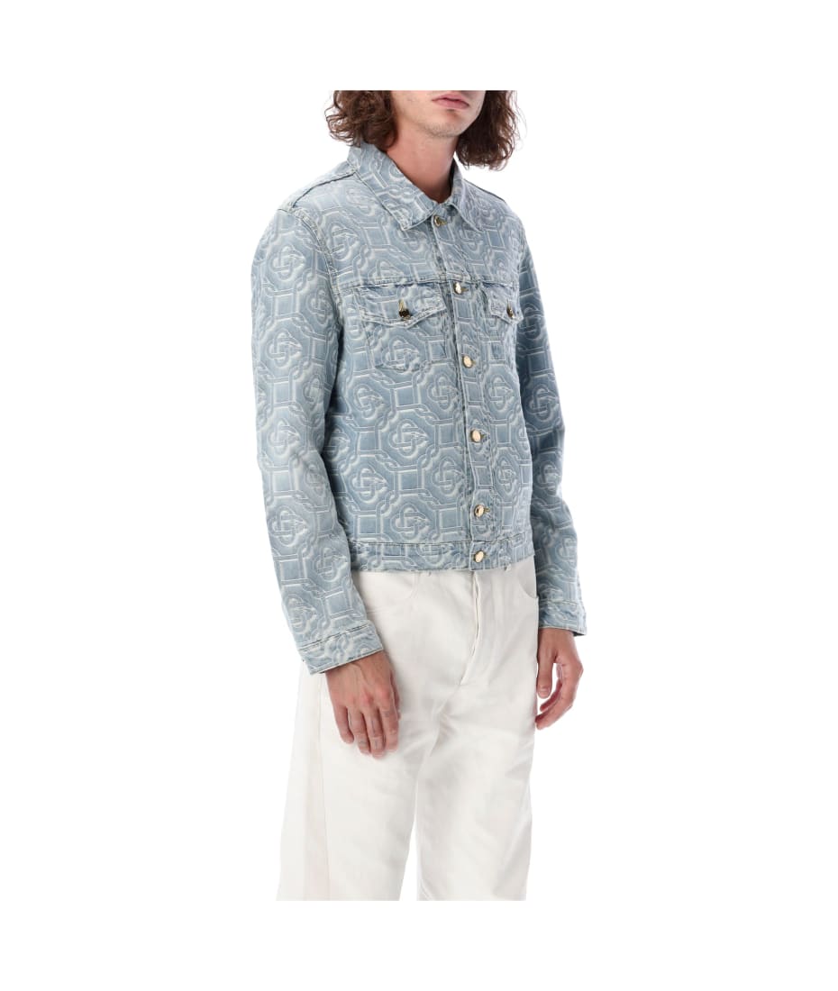 Monogram Jacquard Denim Jacket  Casablanca Paris – Casablanca Paris