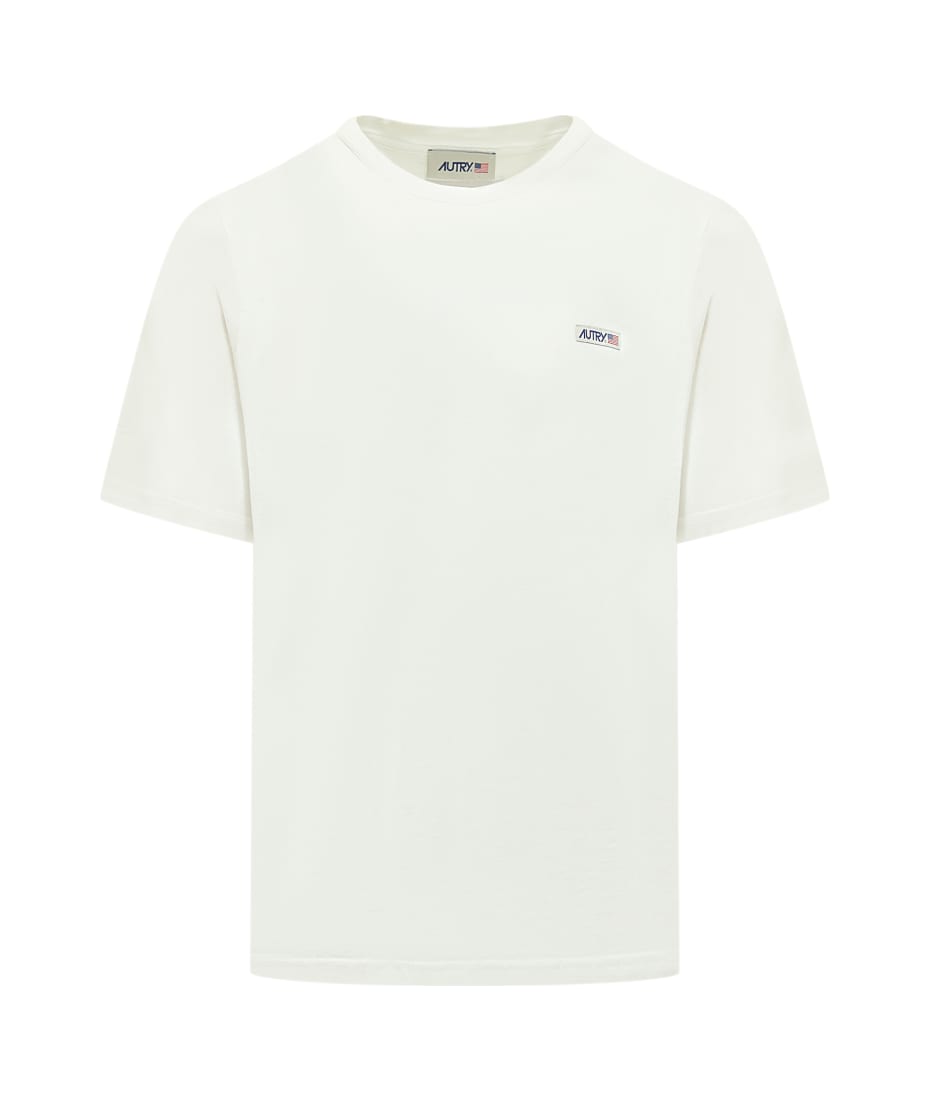 Tシャツ・カットソー AUTRY SS25 Cotton T-shirt with logo (TSPM A7CW) Autry Embroidered Autry Logo Tee Man