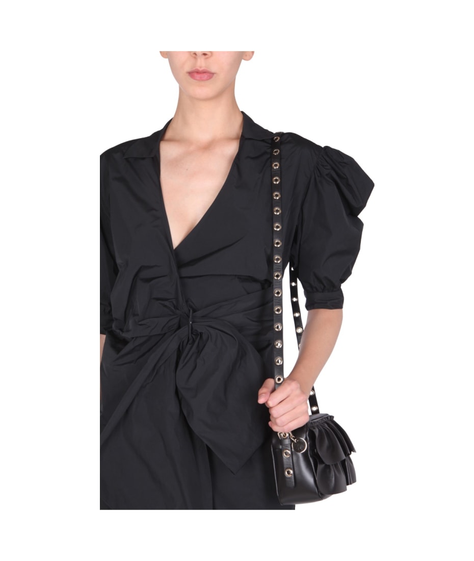 【送料&関税込】RED Valentino Taffeta Dress With Loop RED Valentino Taffeta Dress | italist