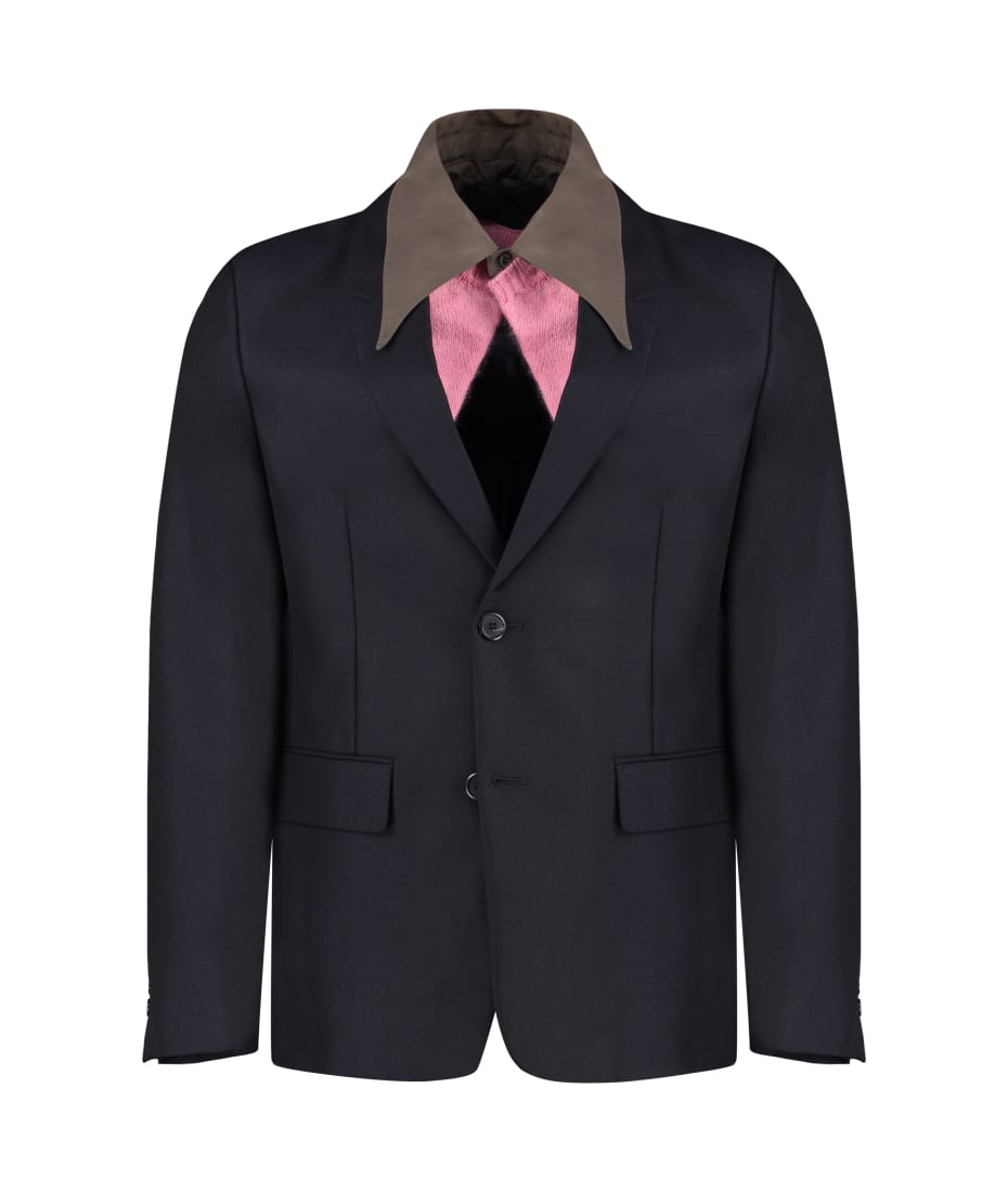 Prada Sport Wool Moto Jacket – 300700