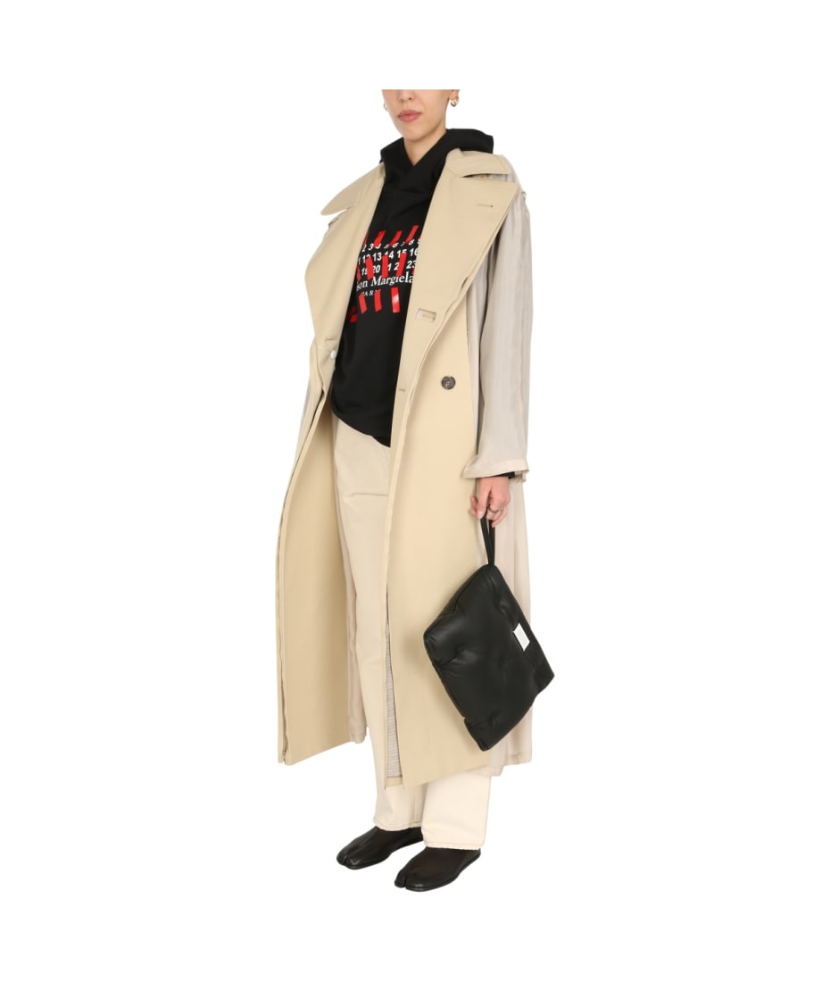 トレンチコート Maison Margiela TWO-MATERIAL TRENCH (S51AH0163_S52585119) Maison Margiela Two-material Trench | italist