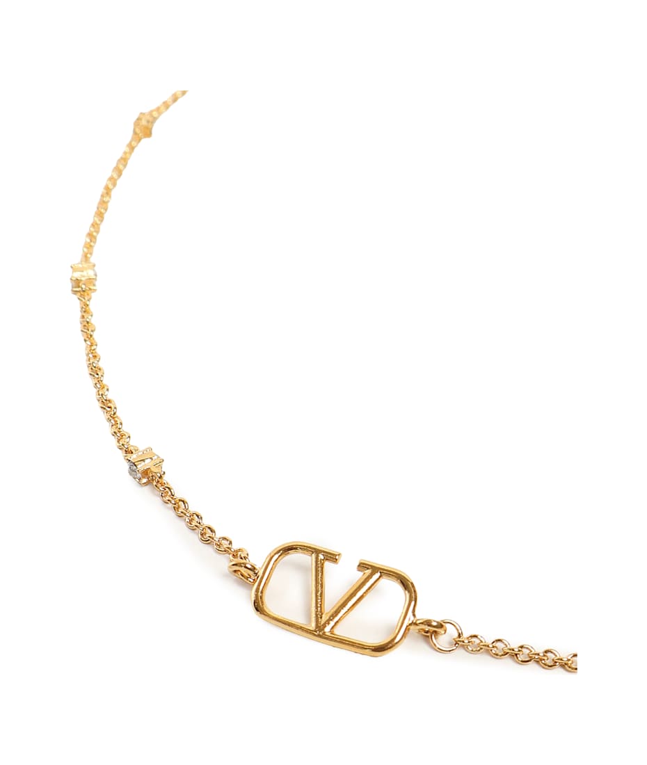ヴァレンティノ Valentino Garavani Necklace Valentino Garavani Vlogo Signature Necklace With Swarovski