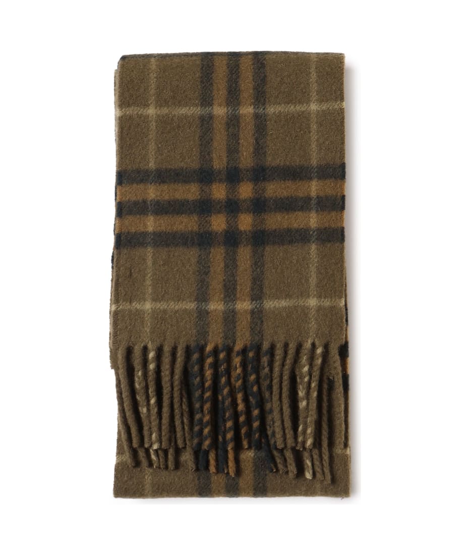 マフラー・ストール Burberry FW24 Embroidered cashmere scarf (8097065 C1490) Burberry Embroidered Cashmere Scarf | italist