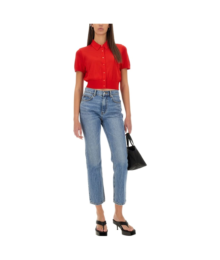T by Alexander Wang High Waist Jeans | italist