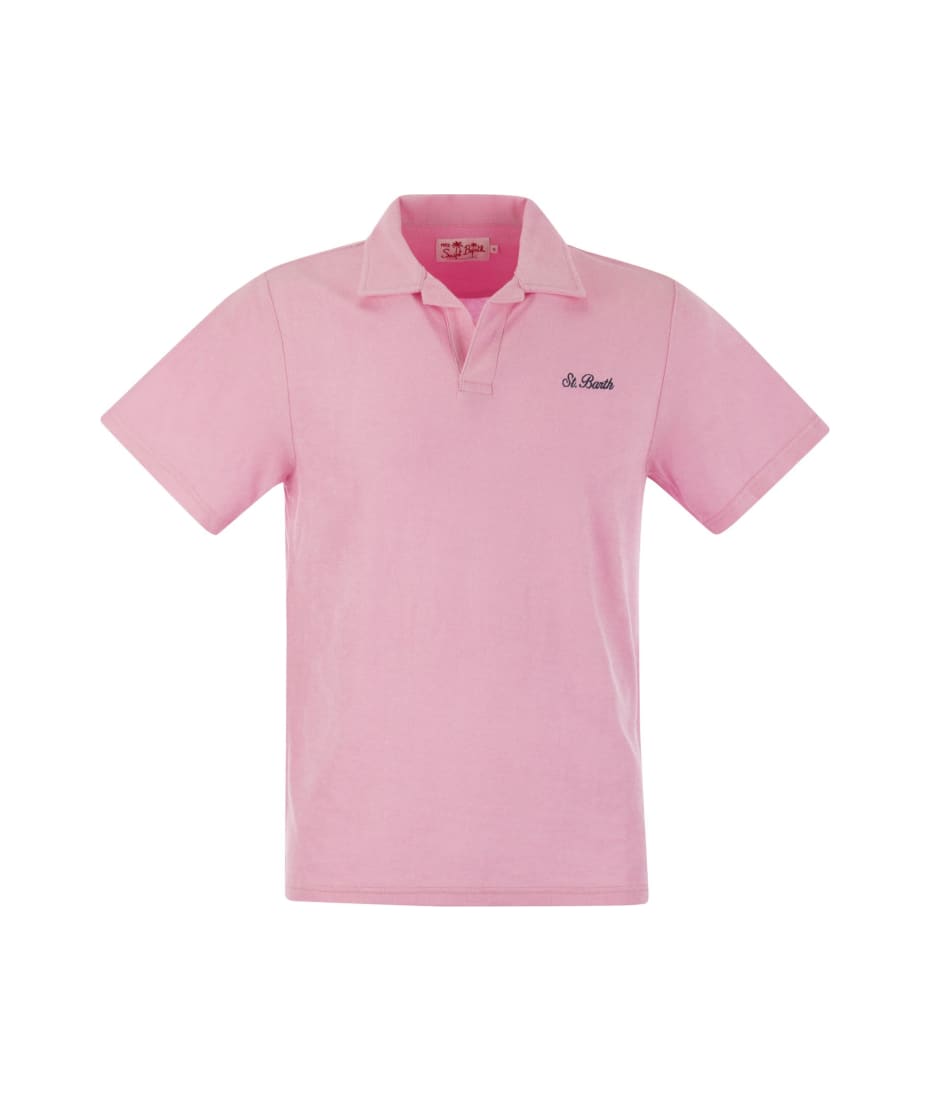 Tシャツ・カットソー MC2 Saint Barth JEREMY - Cotton terry polo shirt MC2 Saint Barth Jeremy - Cotton Terry Polo Shirt | italist