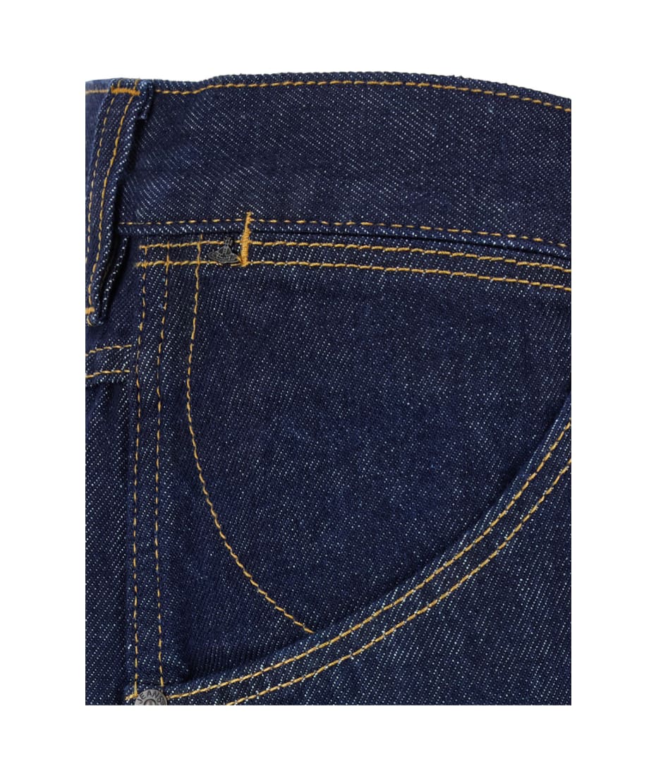 デニム・ジーパン VIVIENNE WESTWOOD BLUE COTTON JEANS Vivienne Westwood Jeans - Size 31 US