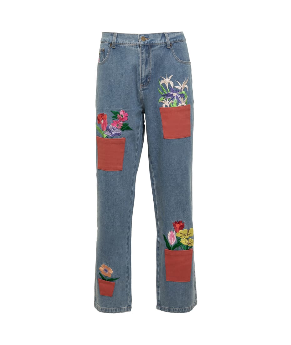 Kidsuper Flower Jeans | italist