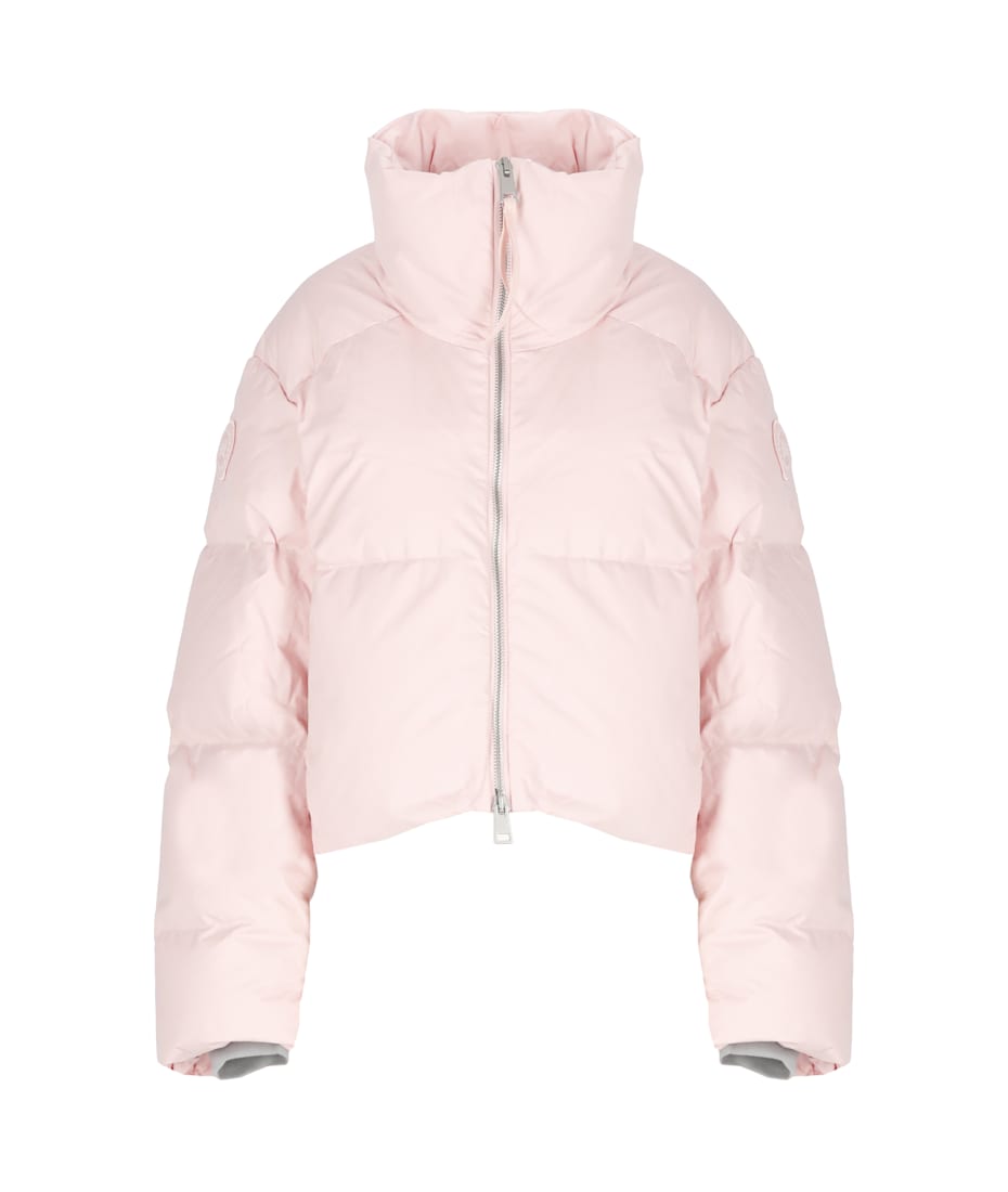 Canada Goose Garnet Cropped Puffer Down Jacket | italist Canada Goose Garnet Cropped Puffer Down Jacket | italist