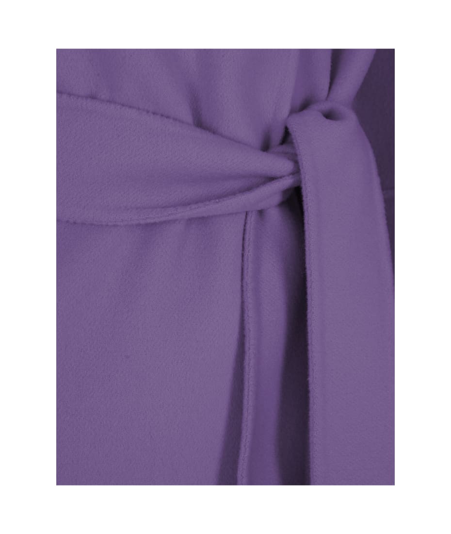 'S Max Mara Purple Arona Short Coat - Purple
