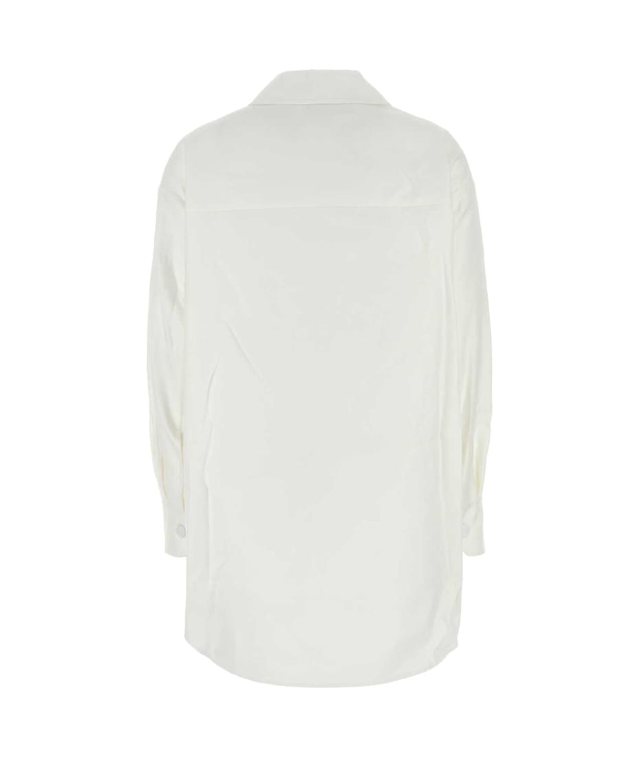 ジャケット VALENTINO GARAVANI White Cotton Blend Oversize Jacket Valentino Garavani White Cotton Blend Oversize Jacket