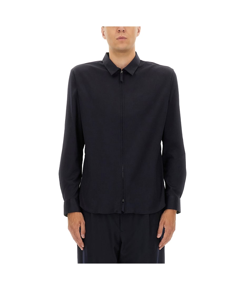 Giorgio Armani Cotton Zipper Shirt | italist
