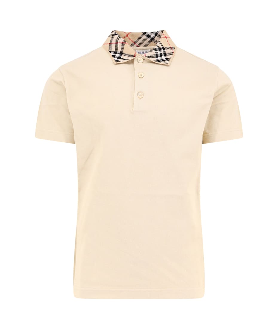★ adidas★ Burberry Polo Shirt Ivory IS7420 □adidas□ Burberry Polo Shirt Ivory IS7420