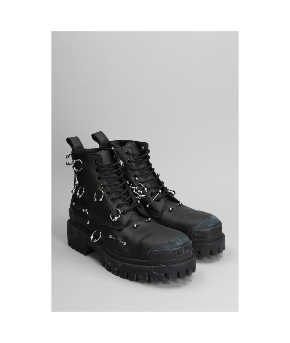 40 BALENCIAGA STRIKE PIERCING BOOTS 登坂広臣 - ブーツ